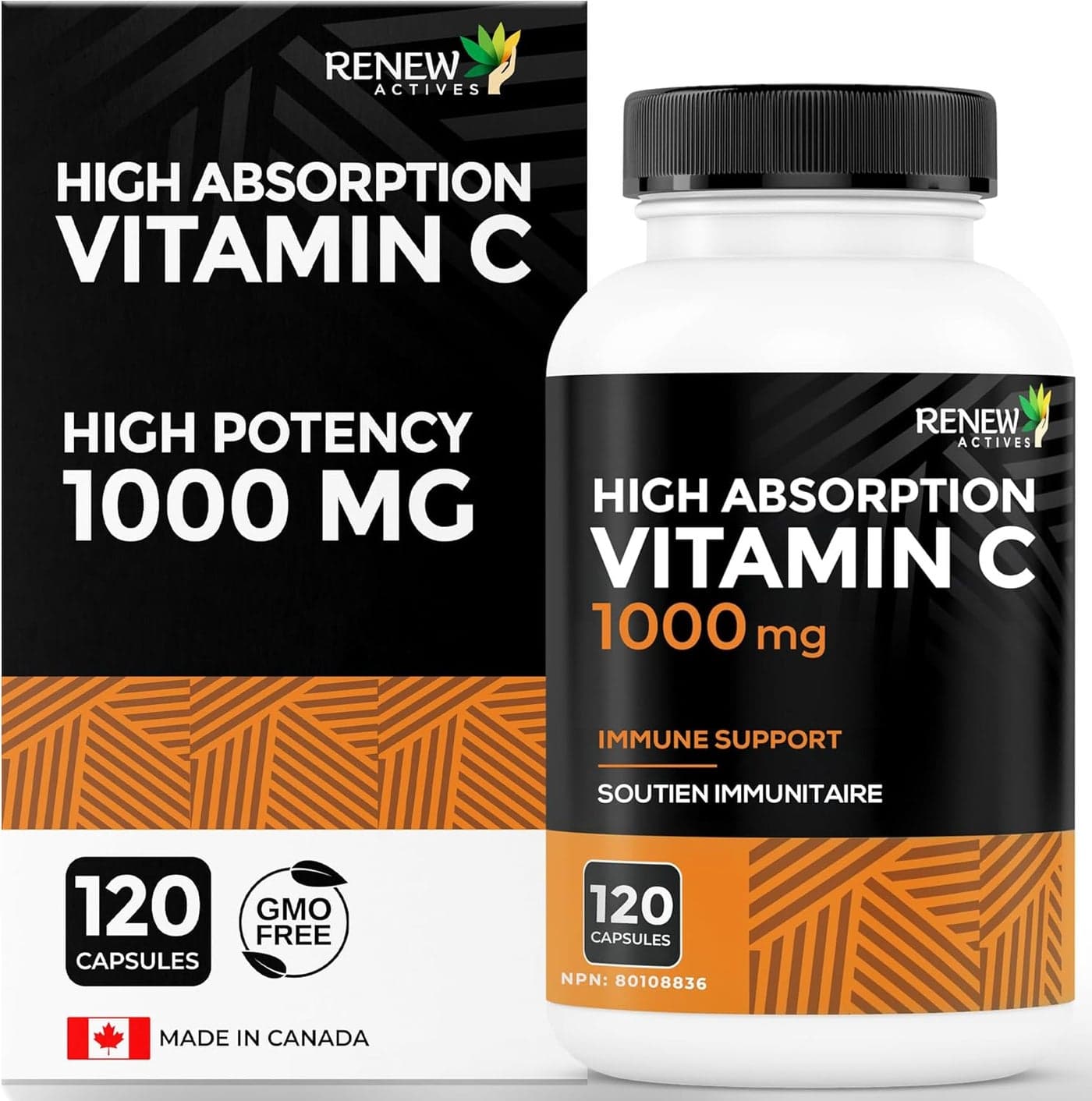 High Absorption Vitamin C 1000 mg for Adults