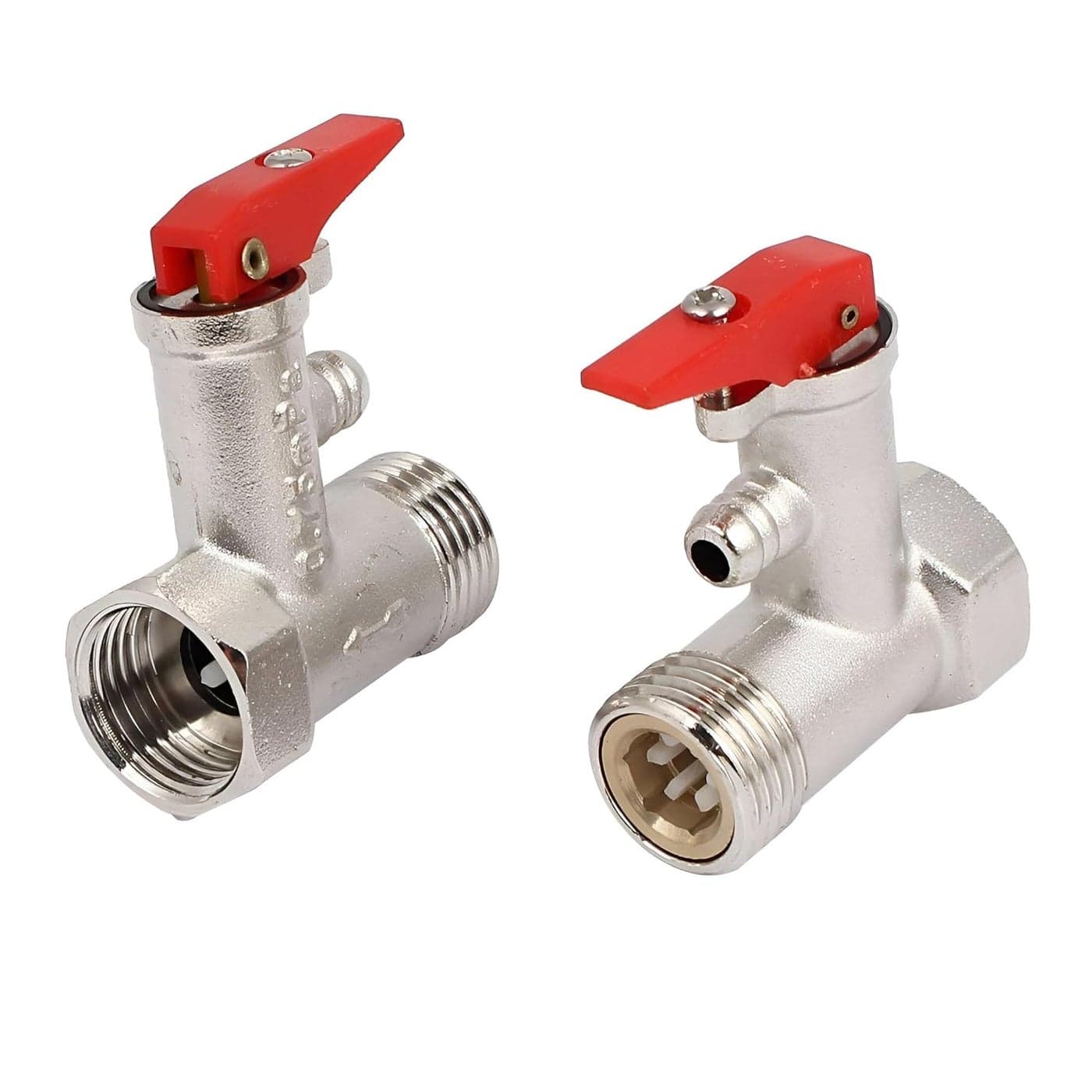 NEW WARE Metal Electric Water Heater Pressure Relief Check Safety Valve 09Mpa Pack of 2