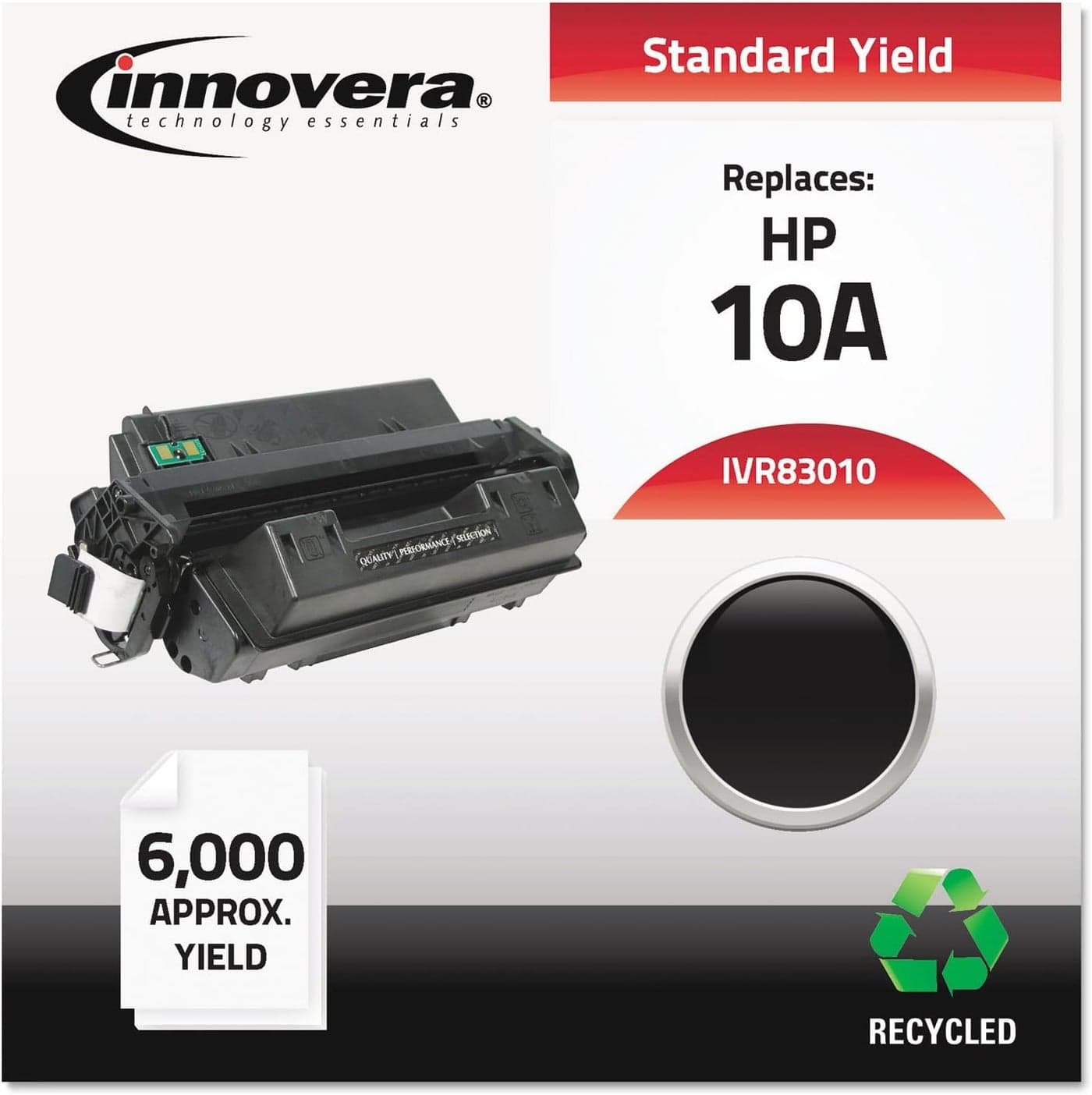 Innovera Remanufactured Black Toner Replacement for 10A Q2610A 6000 PageYield