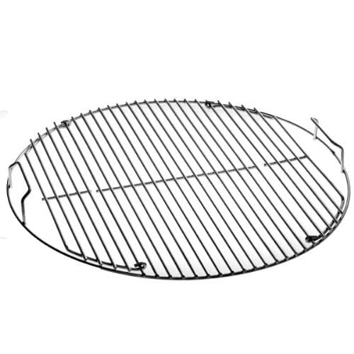Weber Hinged Cooking Grate – Heavy‑Duty Plated Steel with Flip‑Up Sides for Adding Charcoal, Fits 18" Weber Kettle Grills
