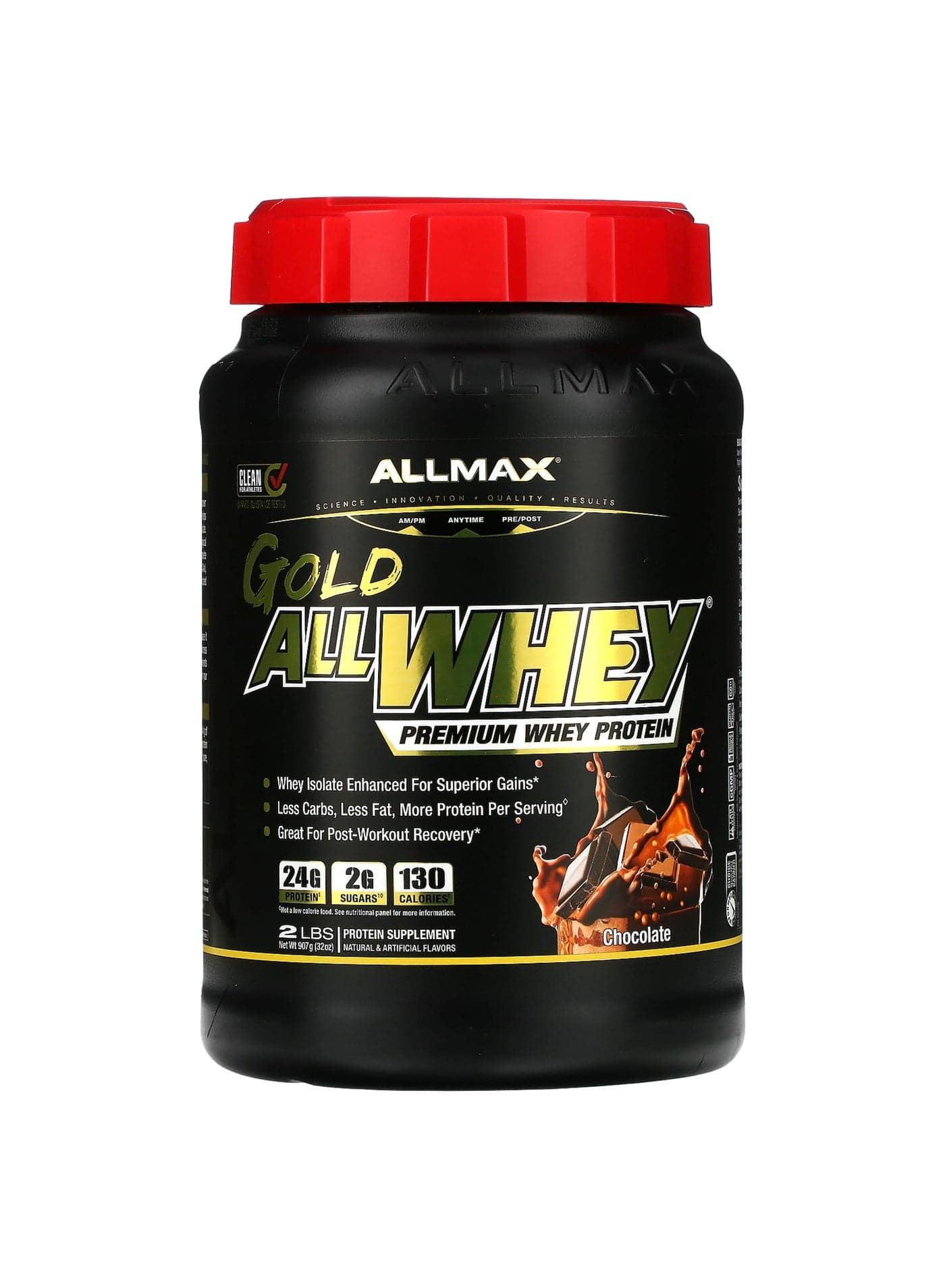 GOLD ALLWHEY, Premium Whey Protein, Chocolate, 2 lbs (907 g)