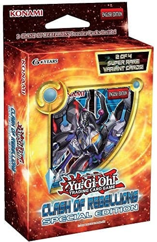 YUGIOH Clash of Rebellions Special Edition Mini Box 3 Booster Packs and Promos