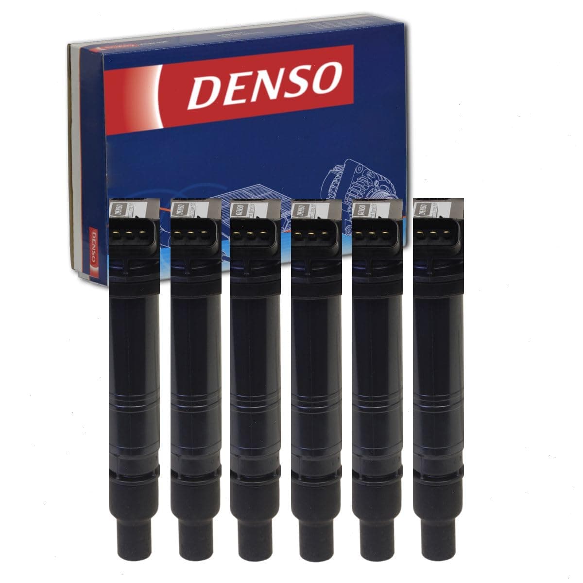 6 pc DENSO Direct Ignition Coils compatible with Toyota Tacoma 40L V6 20052015