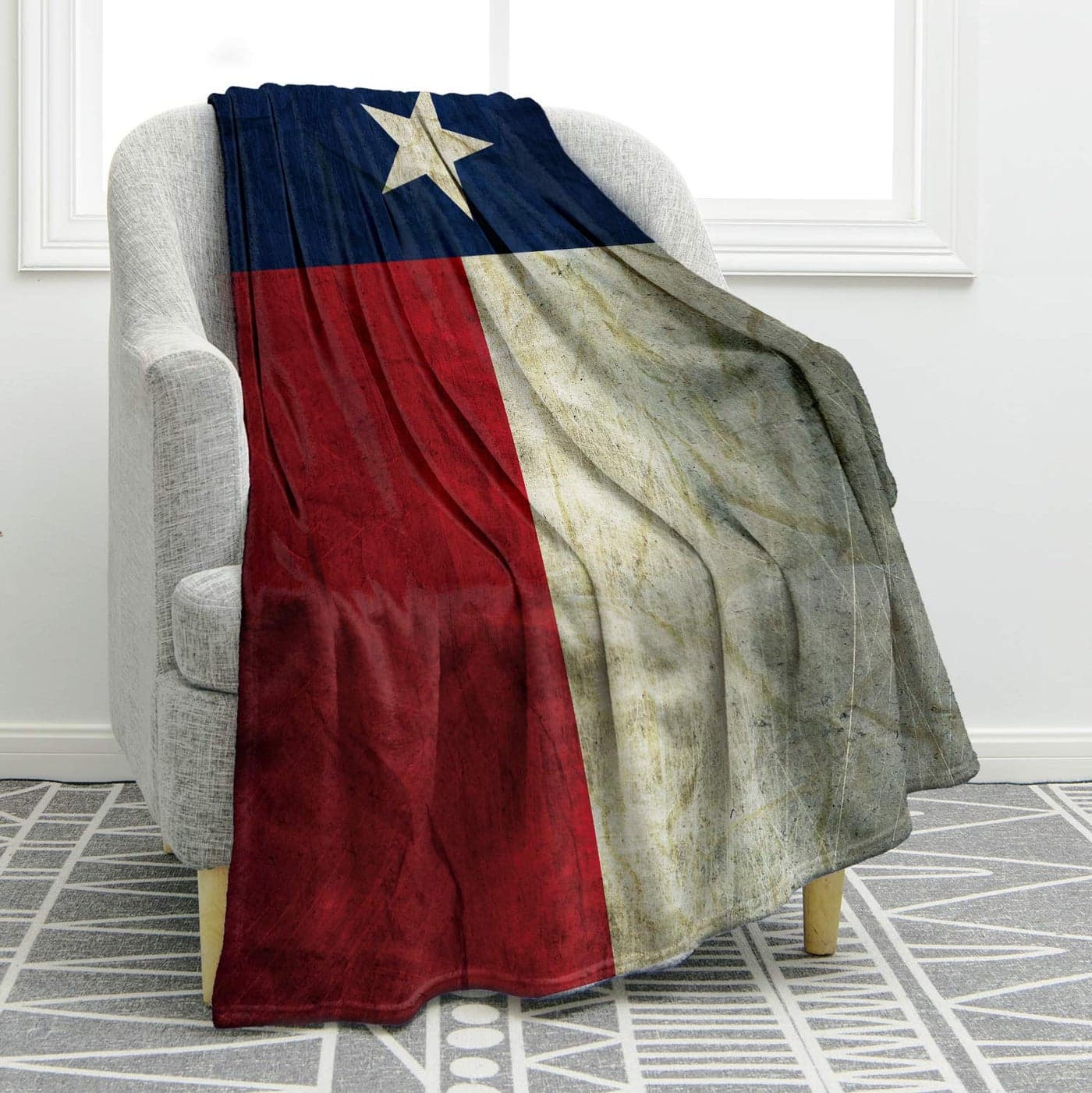 Jekeno Texas Gifts Blanket for Men Women Texas Flag Throw Blankets Gifts for Adult Kids Boys Girls Christmas Birthday Independence Day Texas Themed Decor Gifts for Home Bed Couch