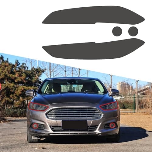 Agulier Compatible with 20% Dark Smoke Headlight Vinyl Tint Film Pre-Cut Overlay Wrap Cover for Ford Fusion 2013-2016,Exterior Accessories