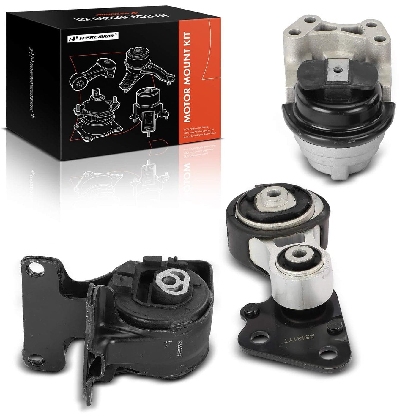 APremium 3PCS Engine Motor Mount Transmission Mount Torque Strut Mount Kit Compatible with Ford Edge 20112014 Lincoln MKX 20112015 35L 37L Automatic Transmission Replace DT4Z6068A