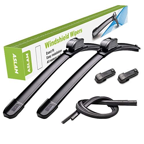 ASLAM Windshield Wipers for Audi A8/Q7/S8/SQ7 All-Season Blade Type-M 28"+20",Multifunctional Adapters and Refills Replaceable,Double Service Life(set of 2)