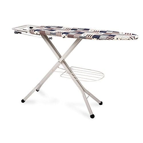 GRAZIA Self Standing - Extra Large Foldable Ironing Board with Ironing Table with Iron Stand Premium-Made in India