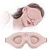 YIVIEW Sleep Mask for Side Sleeper Complete Light Blocking 3D Pink Sleeping Eye Mask Soft Breathable Eye Cover for Women Men Relaxing Zero Pressure Night Blindfold