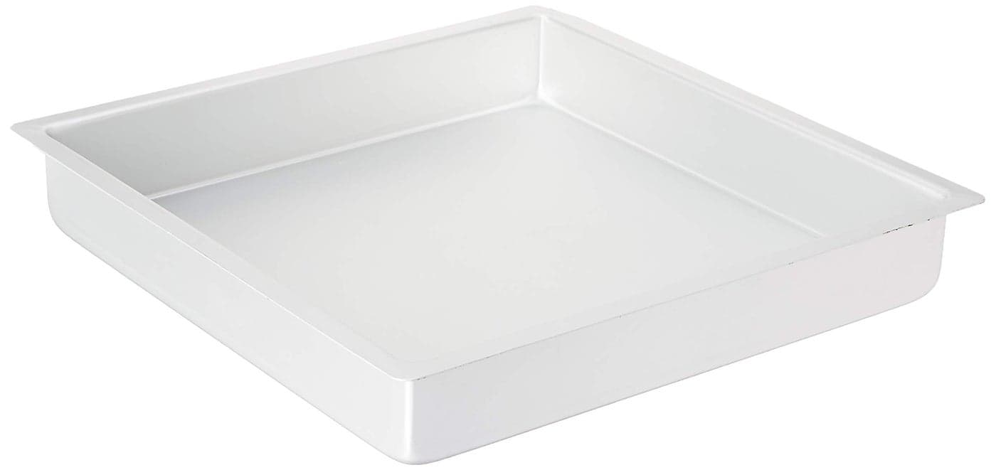 NY Cake Anodized Aluminum Square Cake Pans 12 Inch x 12 Inch x 2 Inch