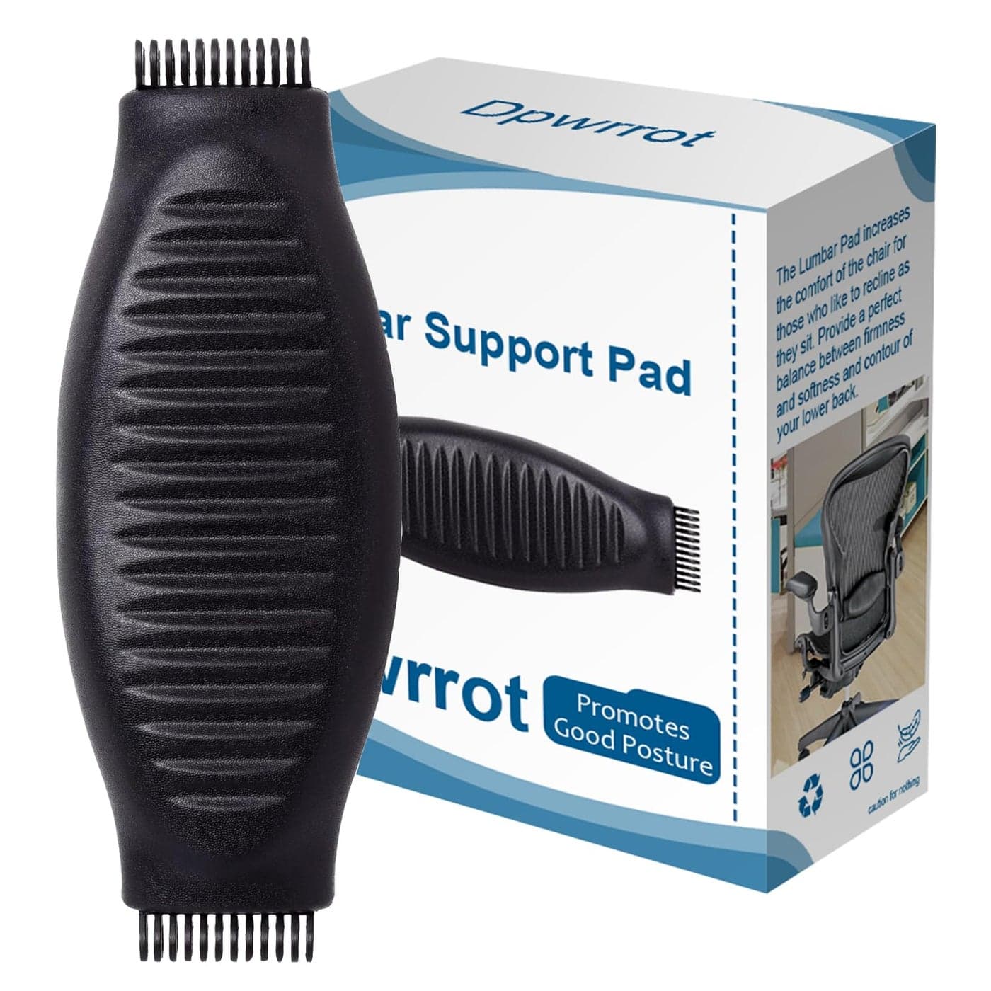 Upgraded Lumbar Support Pad Replacement Compatible with Herman Miller Classic Aeron Chair Size B Medium