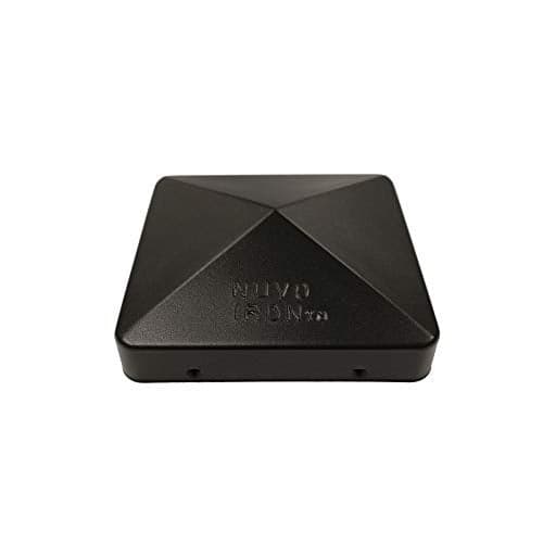 Nuvo Iron US-PCP12BLK US-6x6 Eazy Pyramid Cap, 6" x 6" (Fits Over 6” x 6” Nominal USA retailers Square Posts), Black (Pack of 1)