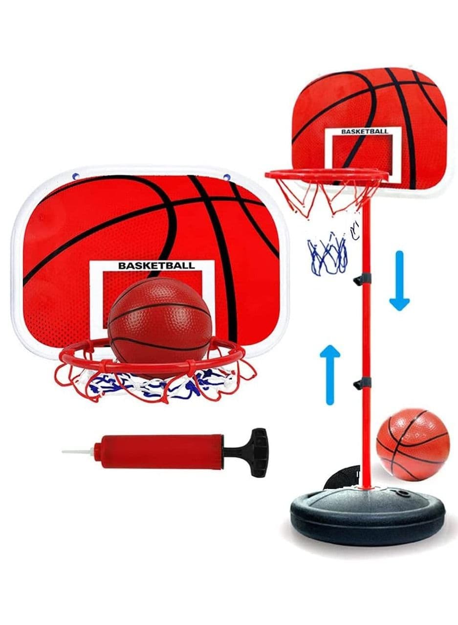 Kids Basketball Hoop Set – Sturdy Stand with 2 Balls, Fun Indoor and Outdoor Game