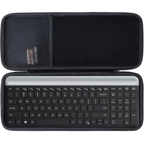 Lebakort Hard Case Compatible with Logitech MK470 Slim Keyboard and Mouse Combo (Graphite Case Only)