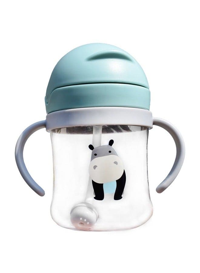 Straw Sippy Cups for Baby, Drink from any Angle, Spill Proof Cups for Toddlers 1-3 with Handle,Leak Proof, Dishwasher Safe