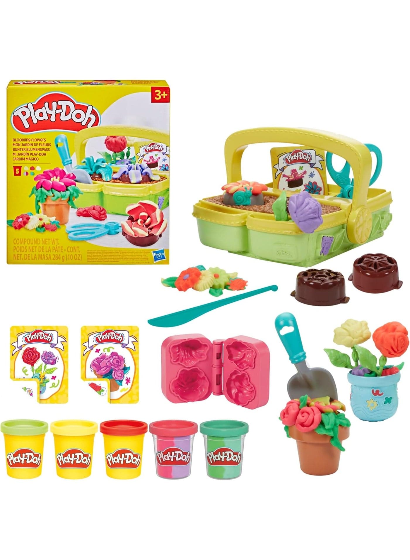 Play-Doh Blooming Flower Garden Toy Playset