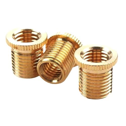 YIUIY M8x1.25, M10x1.25, M10x1.5 Shift Knob Adapters Gear Shifter Knob Thread Screw Adapter for 5 6 Speed Manual Automatic Vehicle Gold