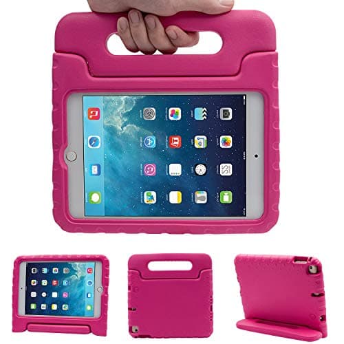 LEFON Kids Case Shockproof for iPad mini 5/4/3/2/1, iPad mini 4th Generation Case for Kids, with Convertible Handle, Light Weight Super Protective Stand Cover for iPad mini 5th Gen 7.9 Inch