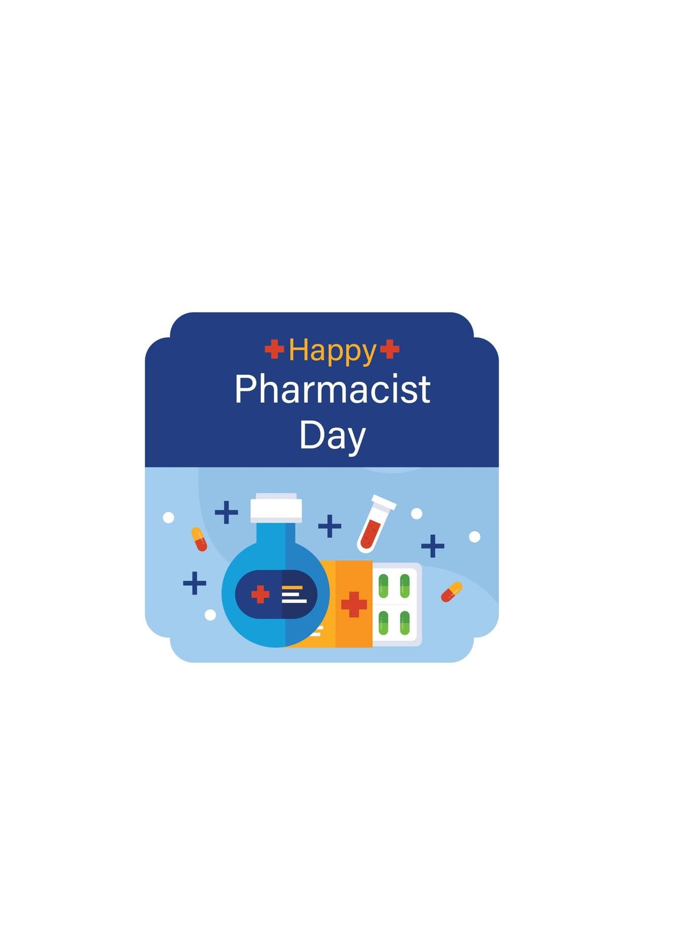 Pharmacist day Stickers Ideal for Gift wrapping Design 5