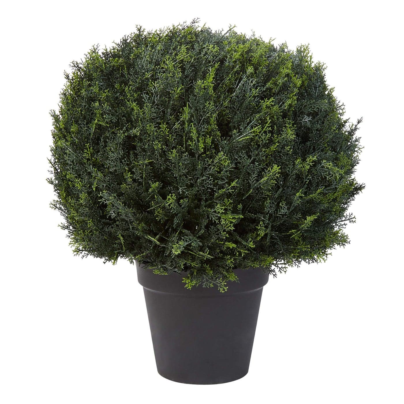 Artificial Cypress Topiary23 Ball Style Faux Plant in Sturdy PotRealistic Indoor or Outdoor Potted ShrubHome Decor by Pure Garden