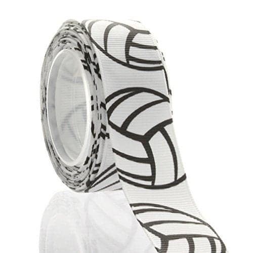 78 Volleyball Grosgrain Ribbon 5 Yard