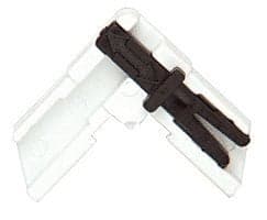 CRL White Screen Corner with Slide Lock 20 pack