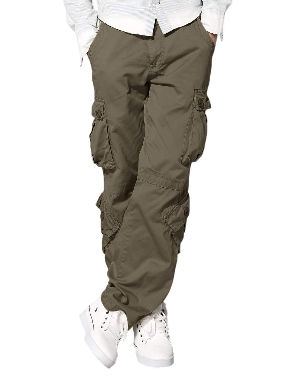 Match Mens Wild Cargo PantsLight Khaki34