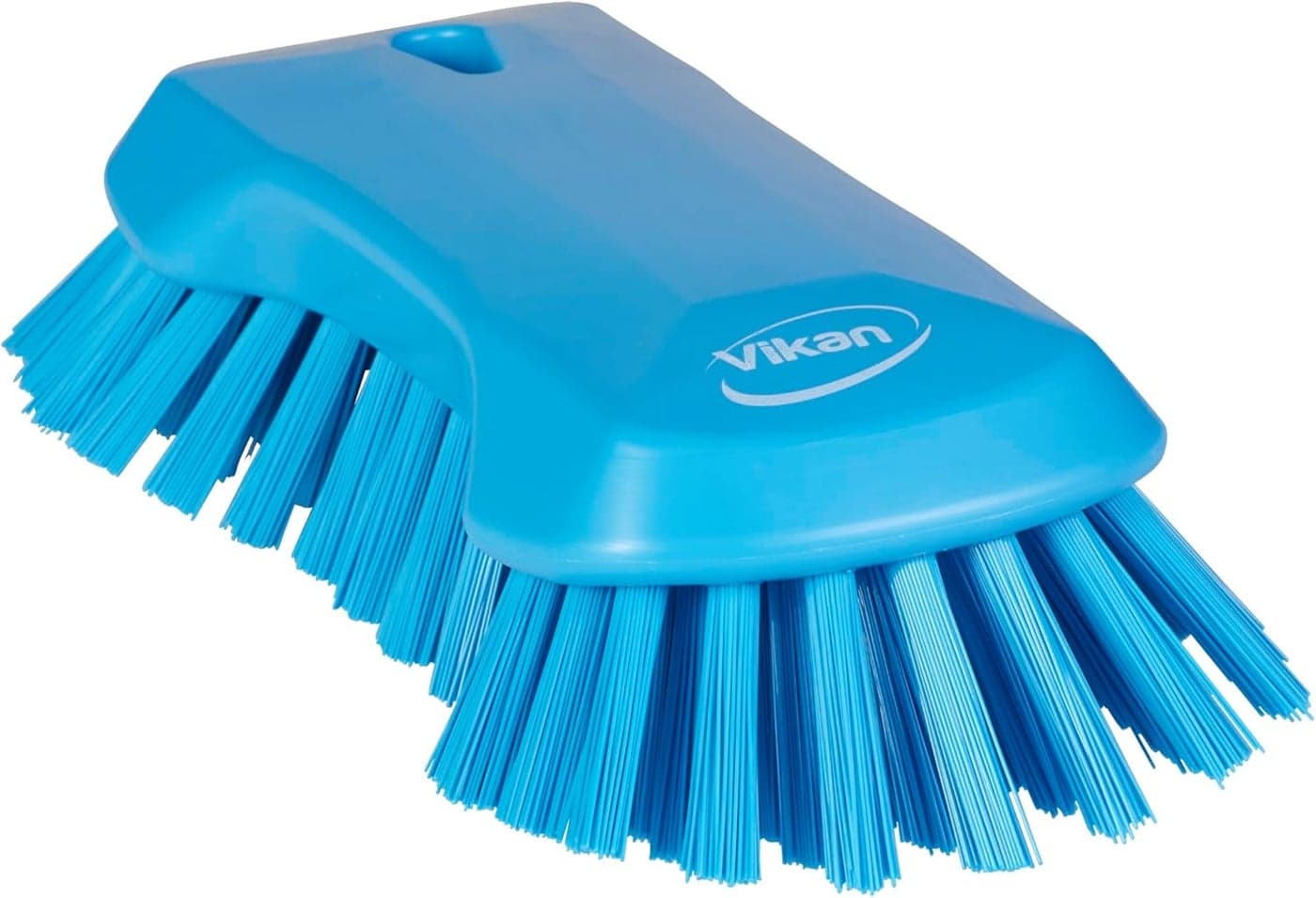 Vikan 38943 Extra Large Hand Brush Multifunctional SlipResistant Cleaning Tool Extra Stiff Polypropylene Polyester Bristle 91 Blue