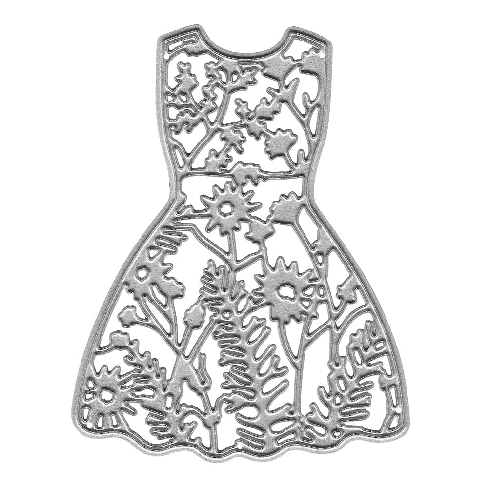 Metal Lady Dress Women Cutting DiesBag Formal Dresses Cap Die Cuts Embossing Stencils Template Mould for Card Scrapbooking and DIY Craft Album Paper Card Decor