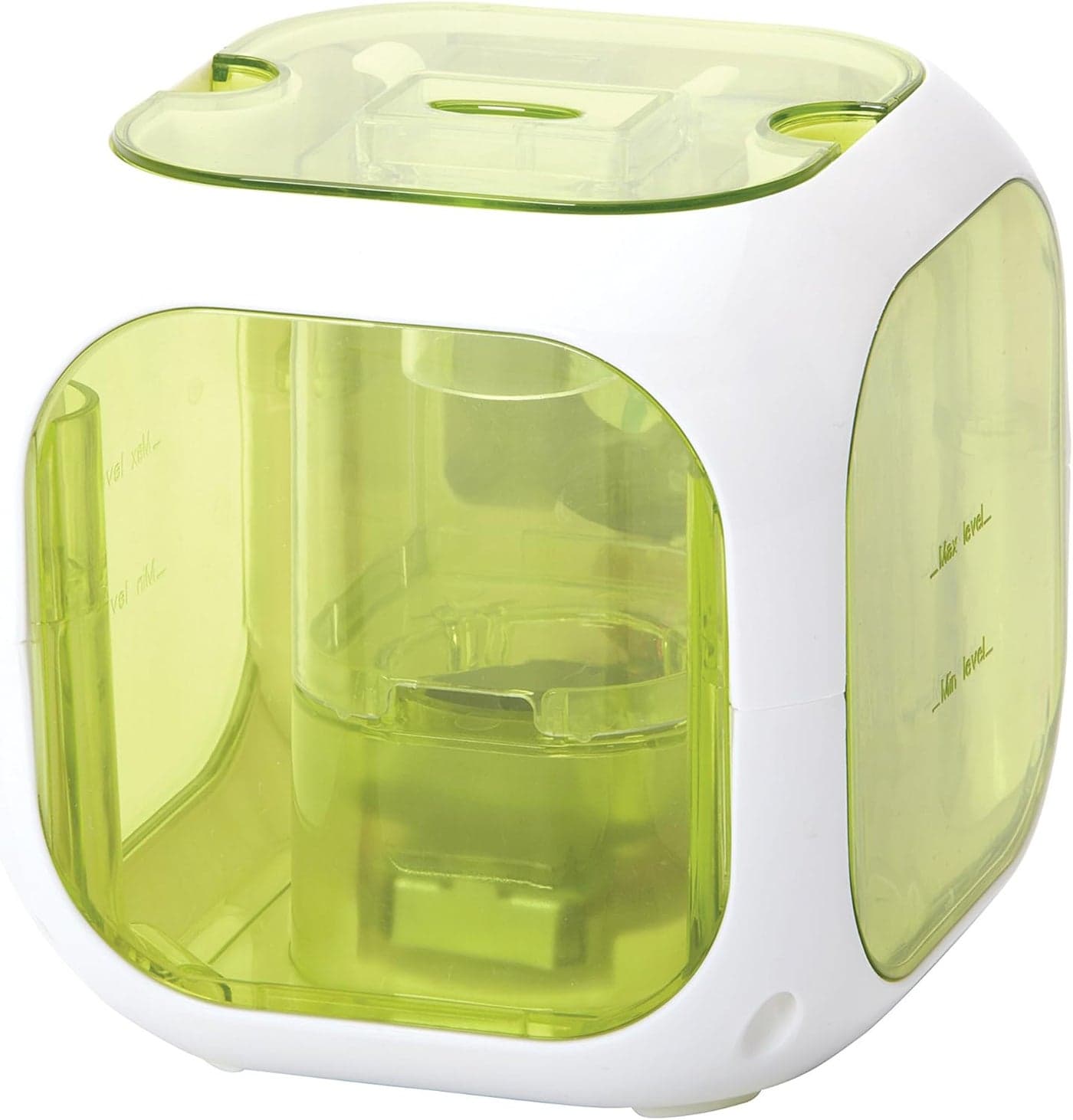 HealthSmart Cube Mate Essential Oil Diffuser, Cool Mist Humidifier, Oil Diffuser And Humidifier, Filter Free, Compact, Freshen Your Home or Office with your Favorite Scent, Green
