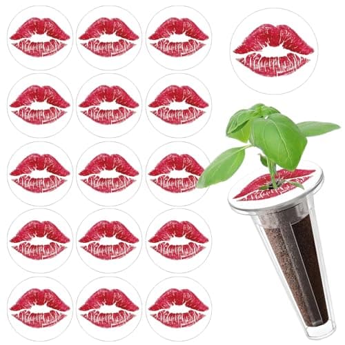 Hydroponic Seed Pod Label Sitckers, Dryades 150PCS PVC Plant Grow Basket Stickers for Marking Plants and Understanding Plant Growth (38mm)