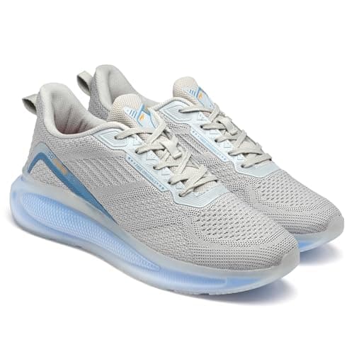ASIAN Men POWERPLAY-05 Running and Casual wear Running Shoes with Laces, Lightweight and Comfortable Shoes with Upper mesh Fabric and Crystal Cushion Technology for Men & Boys,UK 8