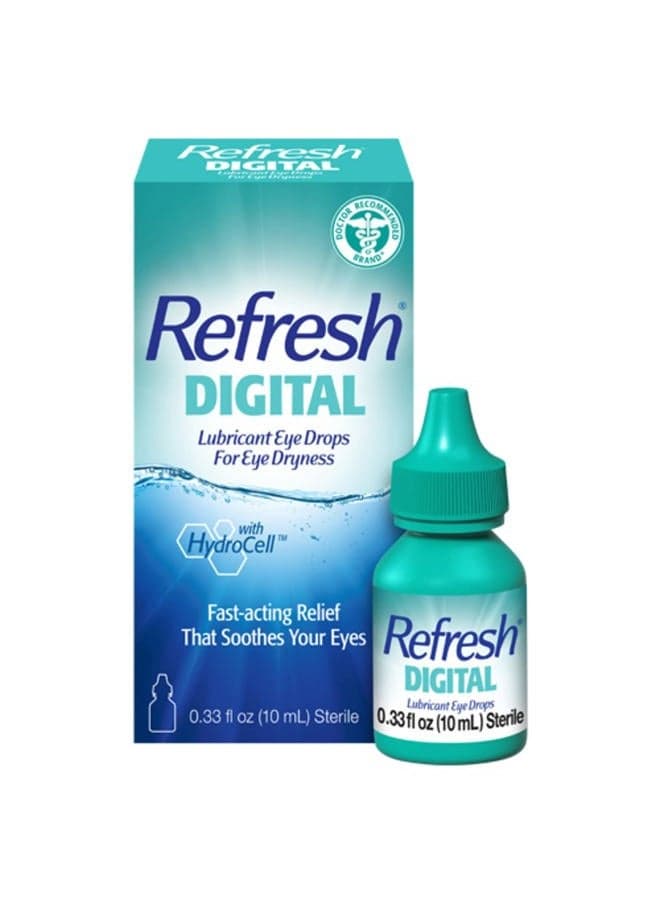 Digital Lubricant Eye Drops, 0.33 Fl Oz (Pack of 1)