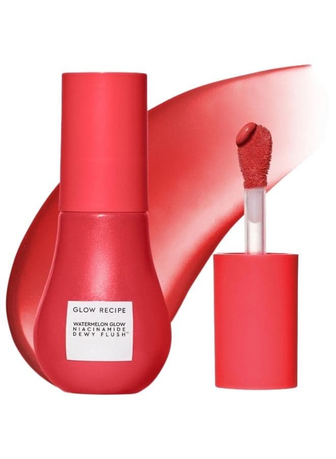 Glow Recipe Watermelon Glow Niacinamide Dewy Flush Brightening Serum Blush — Cherry Flush (Sheer Cherry Red) 12 ml