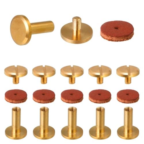 6 Pack Suspender Fastener Kit, Attachment Accessories for Occidental Leather Tool Vest and Suspender Bag