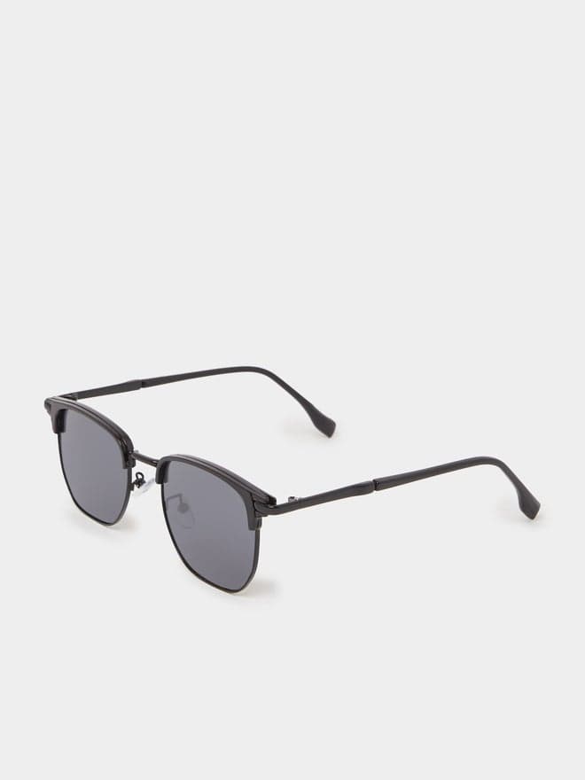 Styli Square Frame Sunglasses with Nose Pads