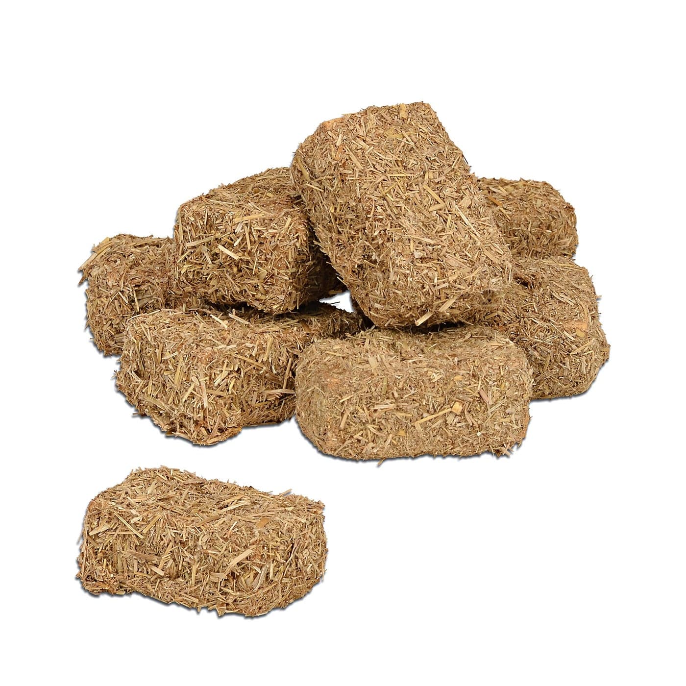 Department 56 Poly Styrene Snow Village Accessories Hay Bales Miniature Figurine Set 075 Inch Brown