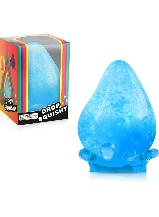 Dream Drop - Sensory Squeeze Toy with Dreamy Smooth Squeeze - Blue(Pack of 1)