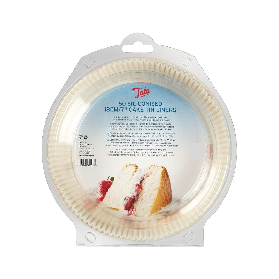 Tala Cake Tin Liners White