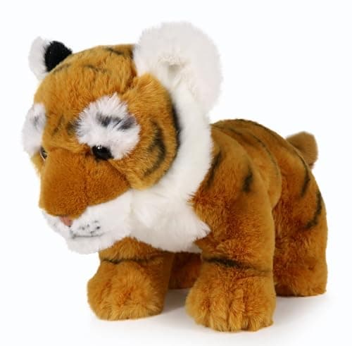 Ice King Bear Baby Tiger Stuffed Animal 10 Inches Cute Plush Toy Brown