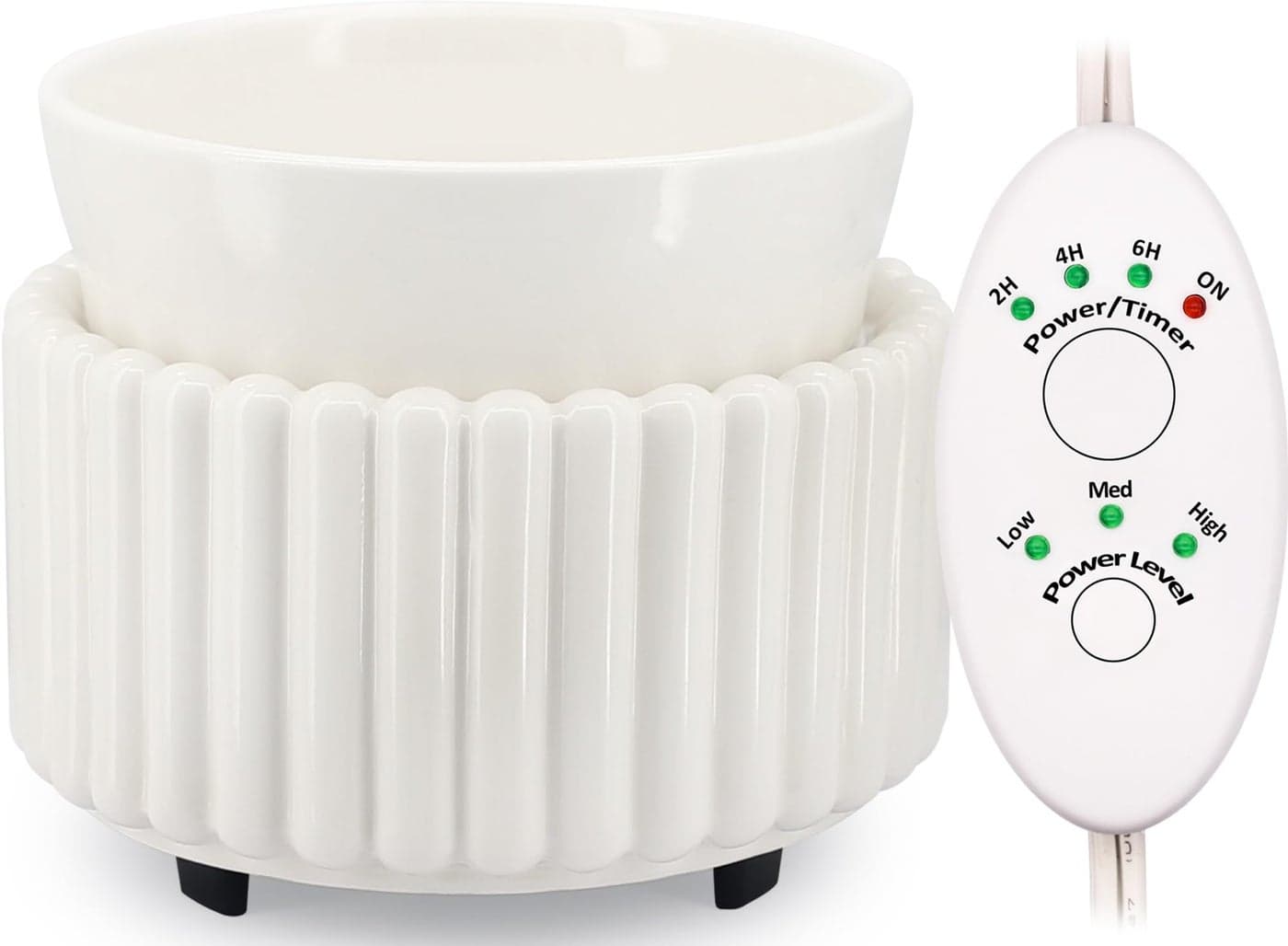 VICTORIA AROMA Ceramic Wax Melt Warmer with Timer Candle Warmer for Scented Wax Electric Fragrance Burner for Home Office Bedroom Gift Dcor