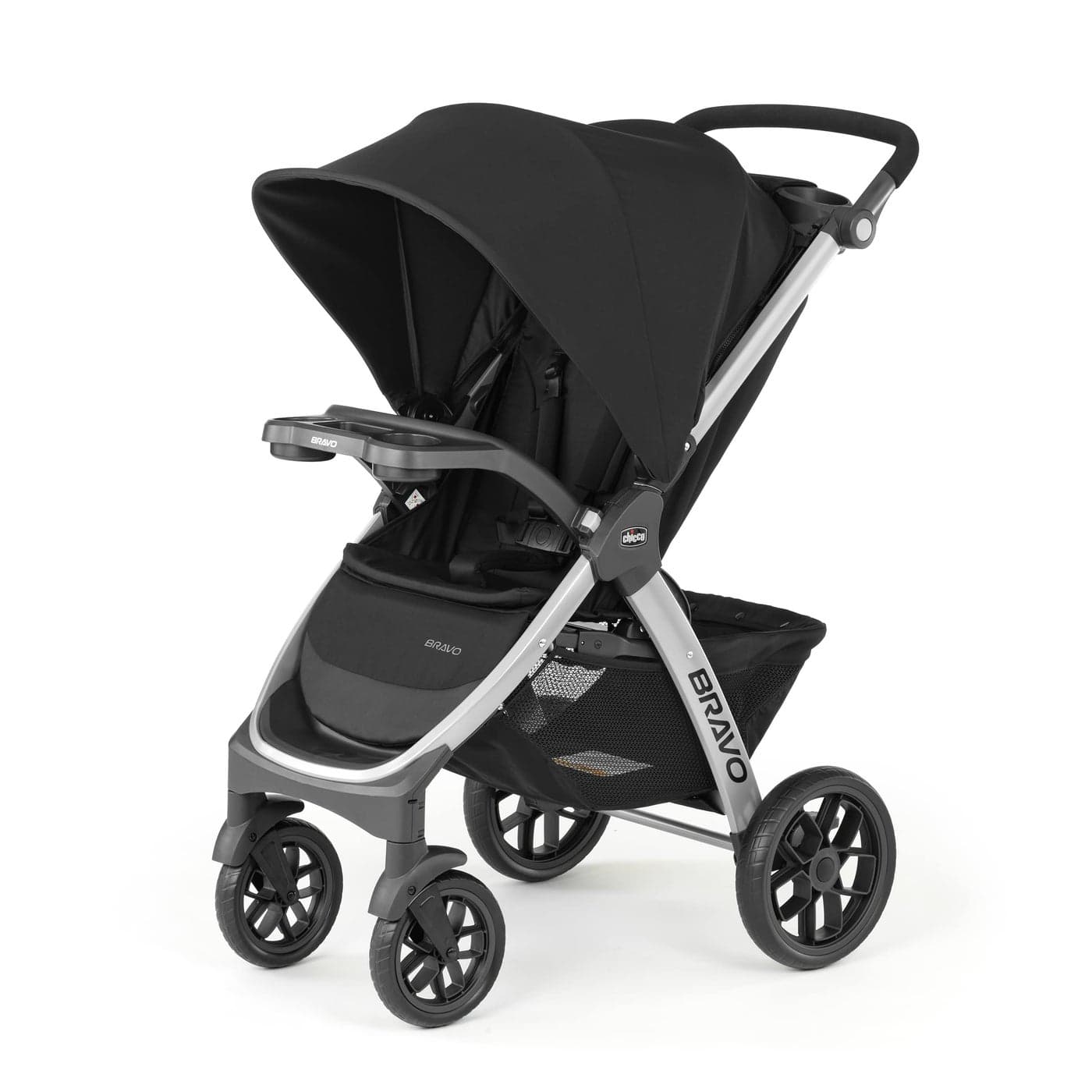 Chicco Bravo QuickFold Stroller Black Black