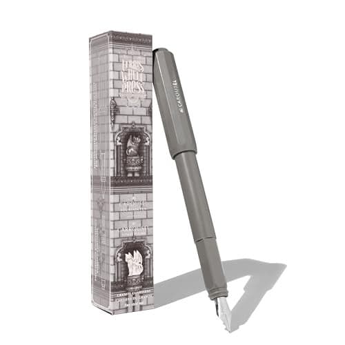 Ferris Wheel Press Carousel Fountain Pen Acrylic blend body Airsealed click locking cap Granite GuardiansGrey Medium Nib