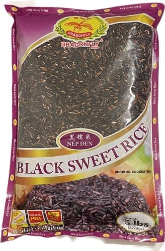 Dragonfly Black Sweet Rice, 5-Pound, 80.0Ounce
