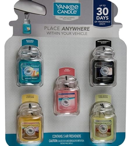 Yankee Candle Car Jar Ultimate Multipack 5 Air Fresheners