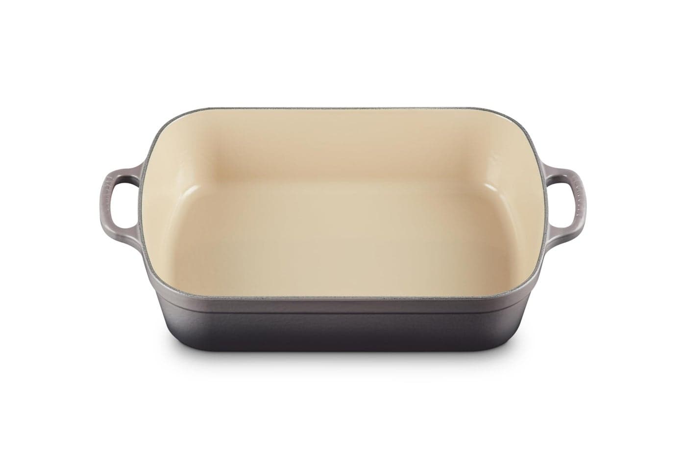 Le Creuset Enameled Cast Iron Signature Rectangular Roaster, 5.25 qt. (9.8" x 13"), Oyster