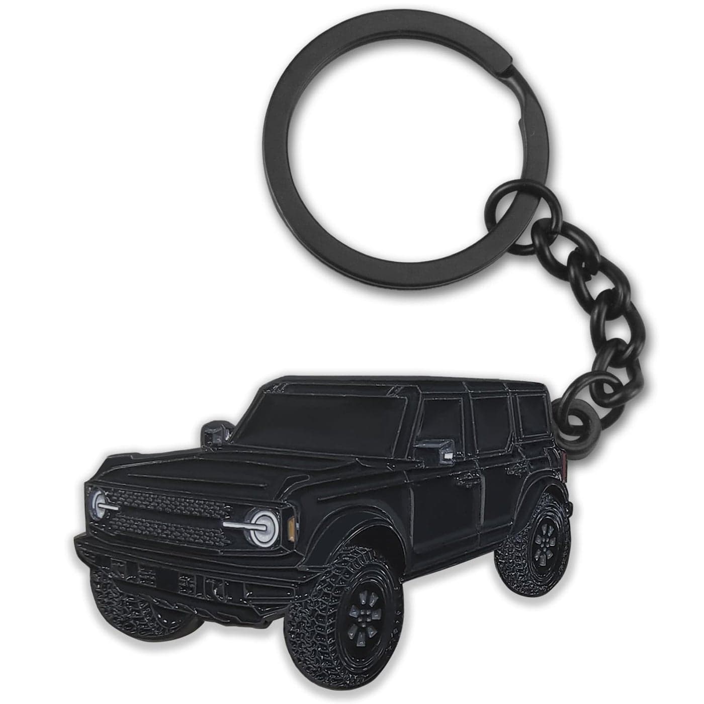 glahorse For Ford Bronco Keychain4 Door Metal Keychain For Ford Bronco Accessories 2021 2022 2023 Black