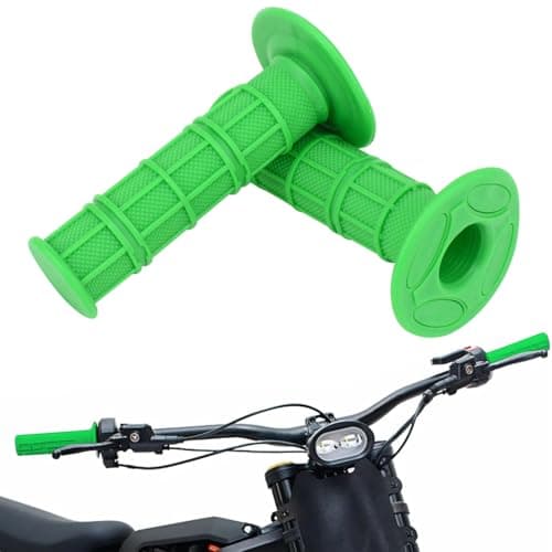 IUVWISN Handlebar Grips 78 Rubber Handle Grips Universal for Sur Ron Surron LBX Talaria Sting R MX3R MX4 MX5 Talaria X3 XXX ERide Pro SSS Electric Dirt Bike Green