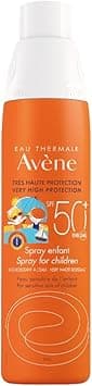 Avene UnisexChild Childrens Special Spray 50 Avne 200 ml 3305792 NIOS BlackWhite Pack of 1