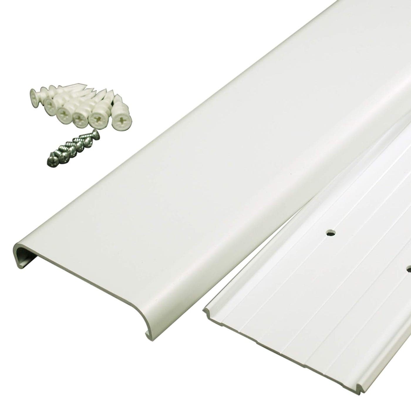 Legrand Wiremold C33 30 Inch Flat Screen TV Cord Cover Kit Organizer for Wall Holds Up to 10 Cords or Cables White 1 Pack